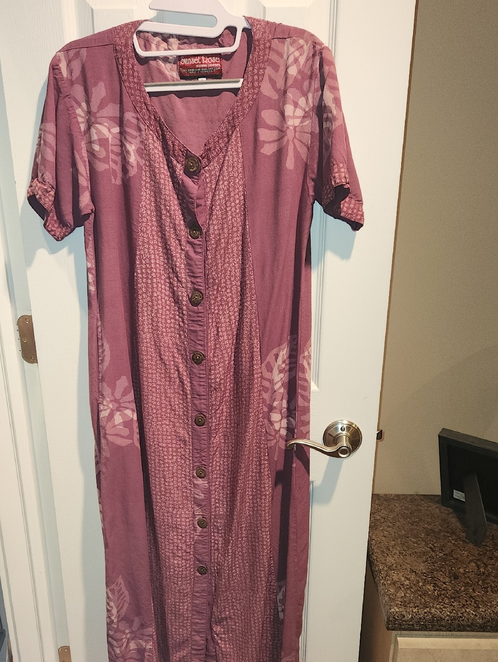 Sunset Rose Maxi Dress